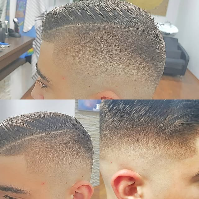 Slick Back mit Fade